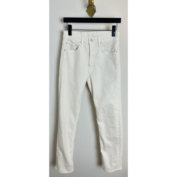 MOTHER The Tomcat High Waisted Jeans in Wash Cream Puffs Size US 26 - Picture 4 of 13